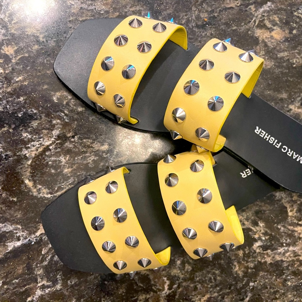 Marc Fisher, studded sandals size 7 1/2